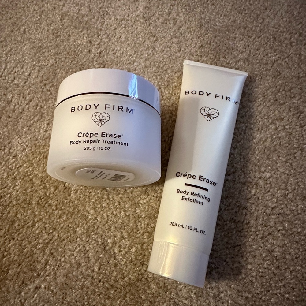Body Firm Crêpe Erase Moisturizer Set - White